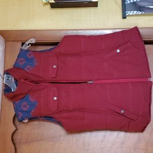 Ariat reversible puffy vest  size Large or Medium